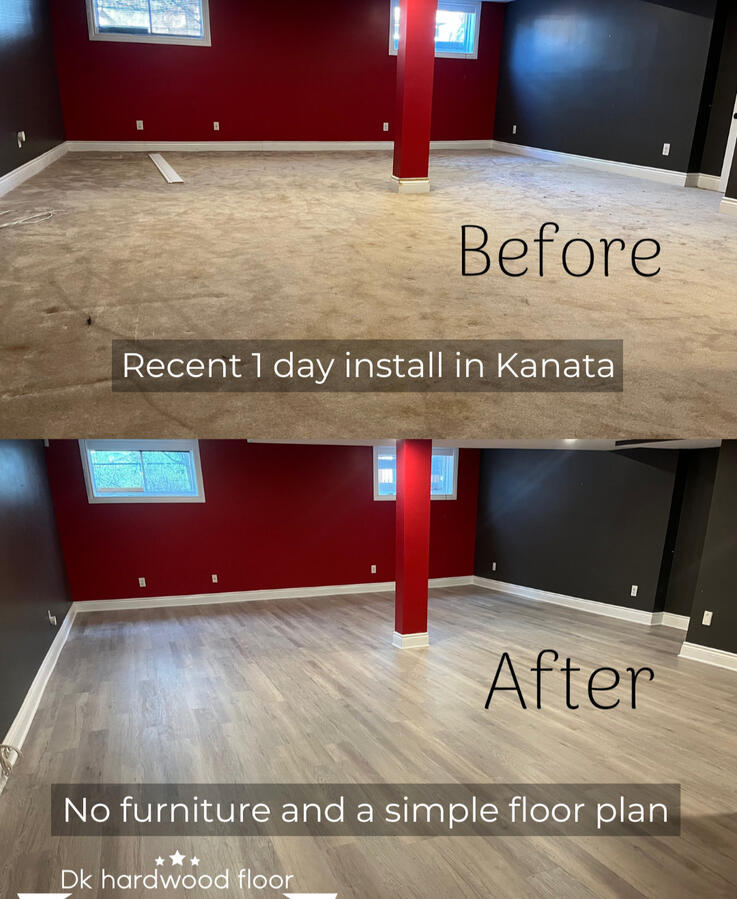 Wood Like Luxury Vinyl Plank (LVP) - Kanata